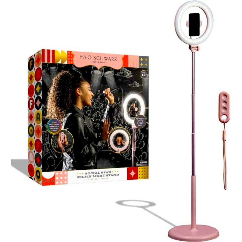 FAO Schwarz Social Star Selfie Light Stand With Remote